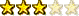 3 star rating